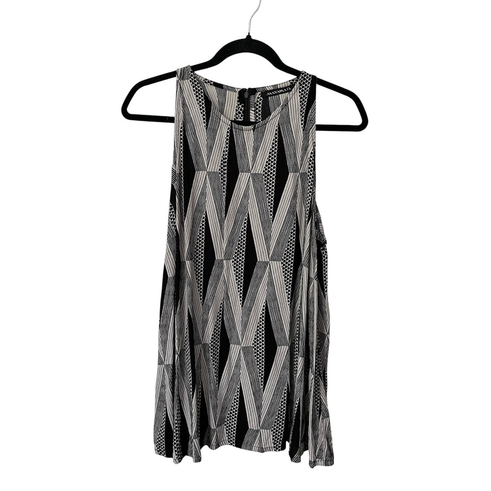 Manaola Tunic Top Sleeveless Black Kanaloa Large